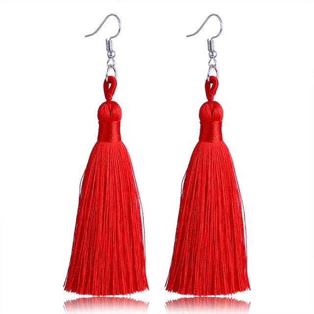 Boho Long Tassel Earrings - more colours available