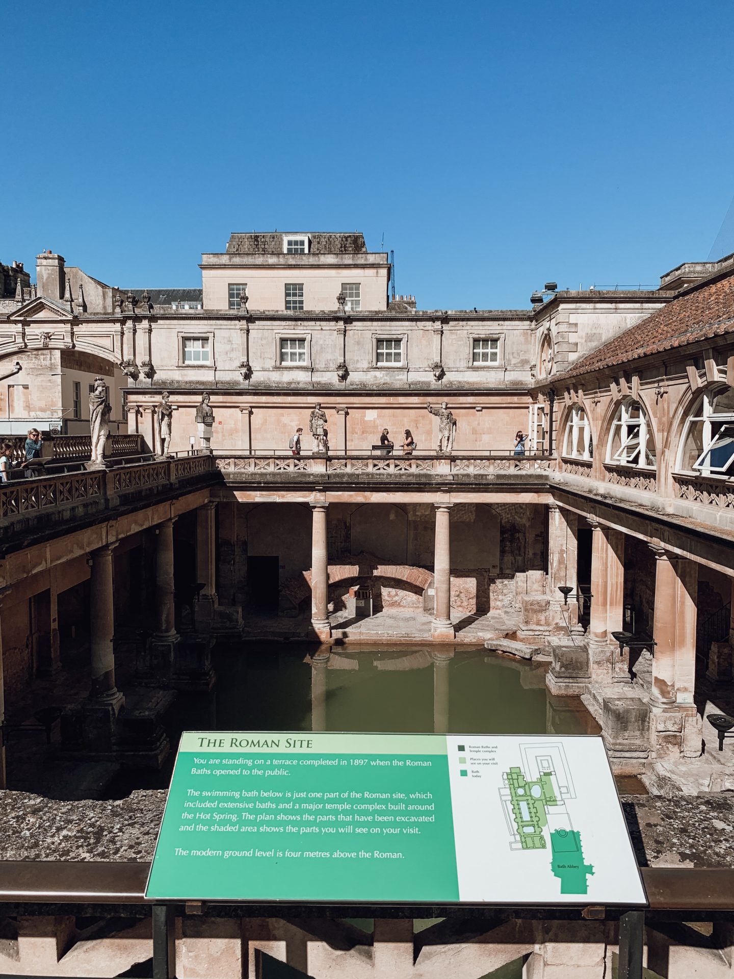 The Roman Baths - city of Bath, Somerset, England