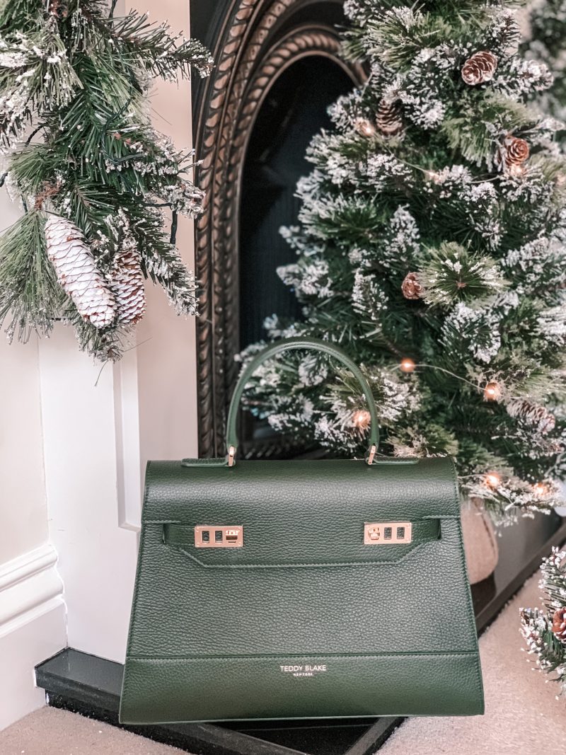 KIM STAMPATTO 14&quot; - DARK GREEN BAG, DESIGNER BAGS, CHRISTMAS GIFT IDEAS