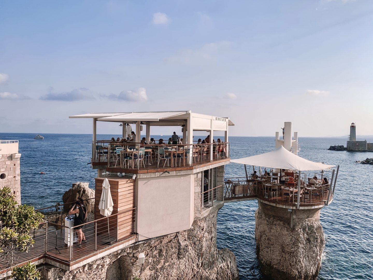 Le Plongeoir restaurant, Nice, France