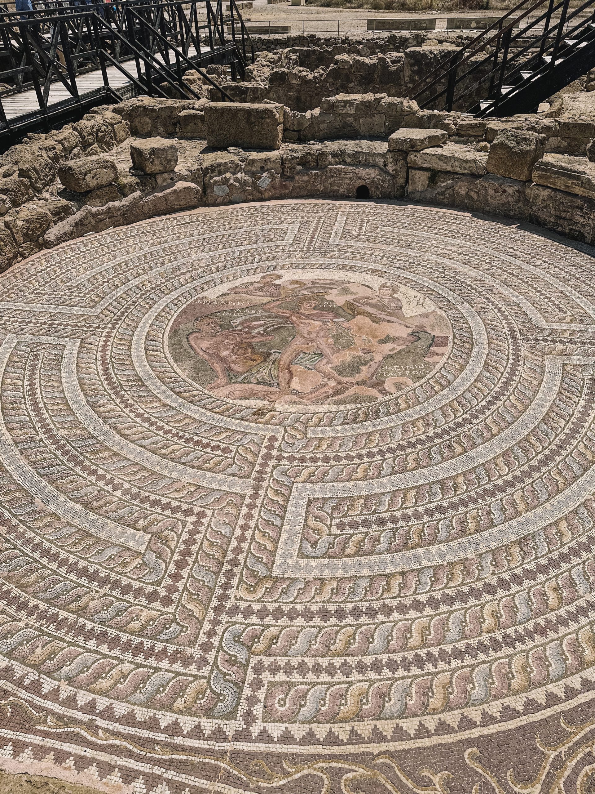 Kato Paphos Archaeological Park Mosaics, Cyprus, Paphos