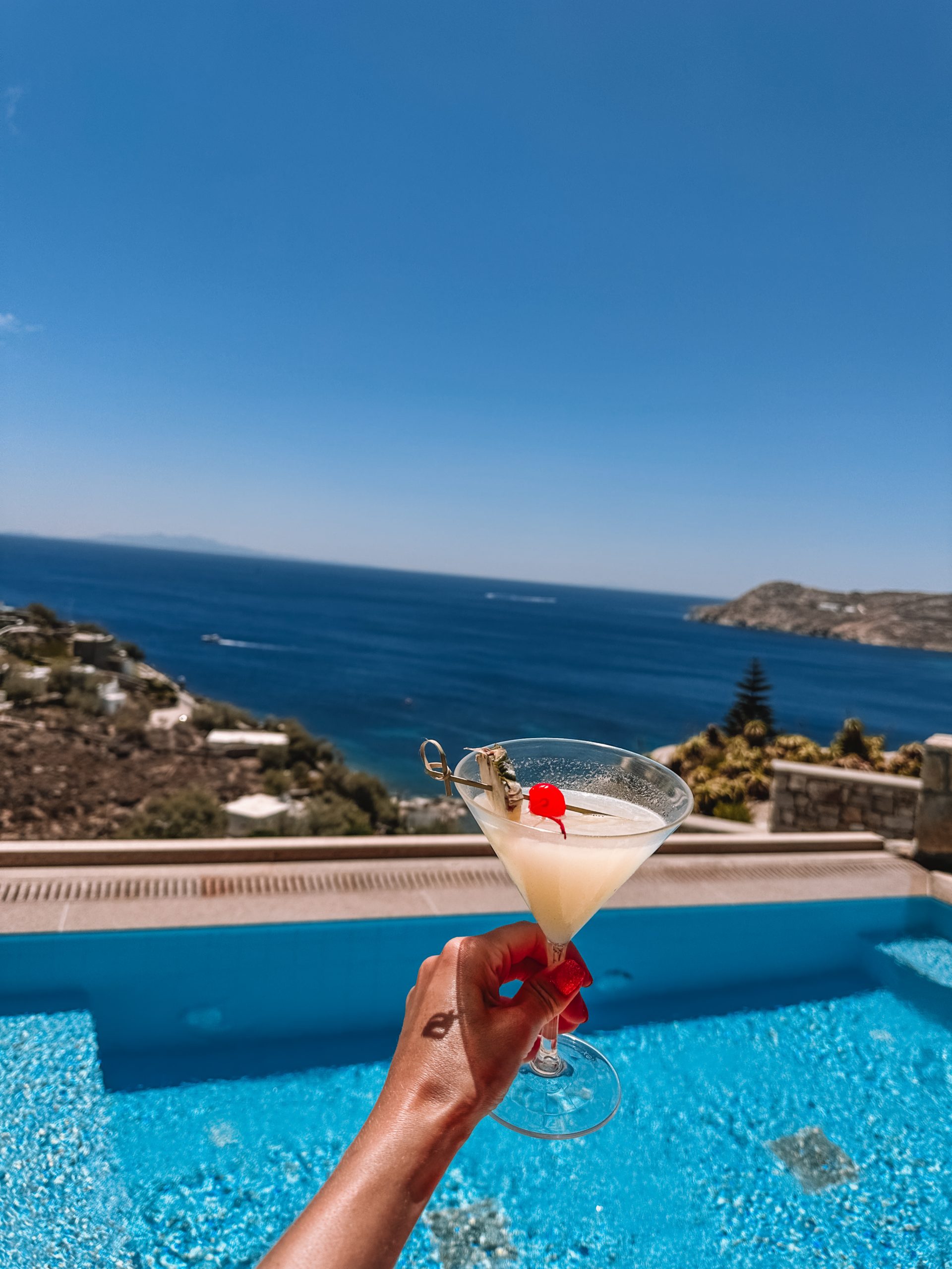 Myconian Villa Collection, INFINITY POOL BAR, Mykonos, Greece