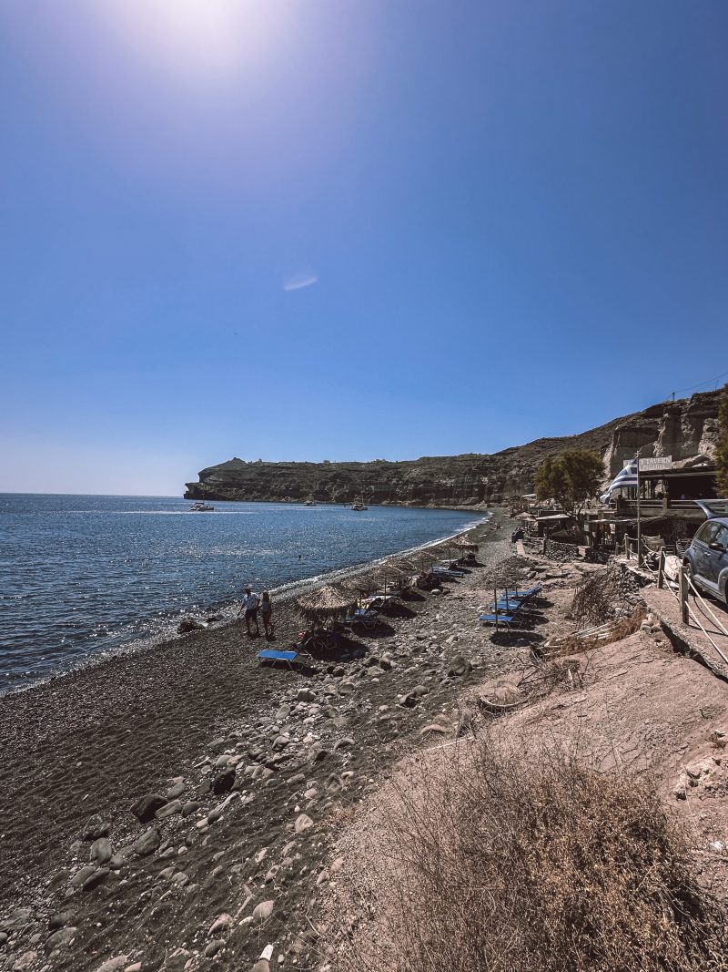 Black Beach, Santorini, Greece