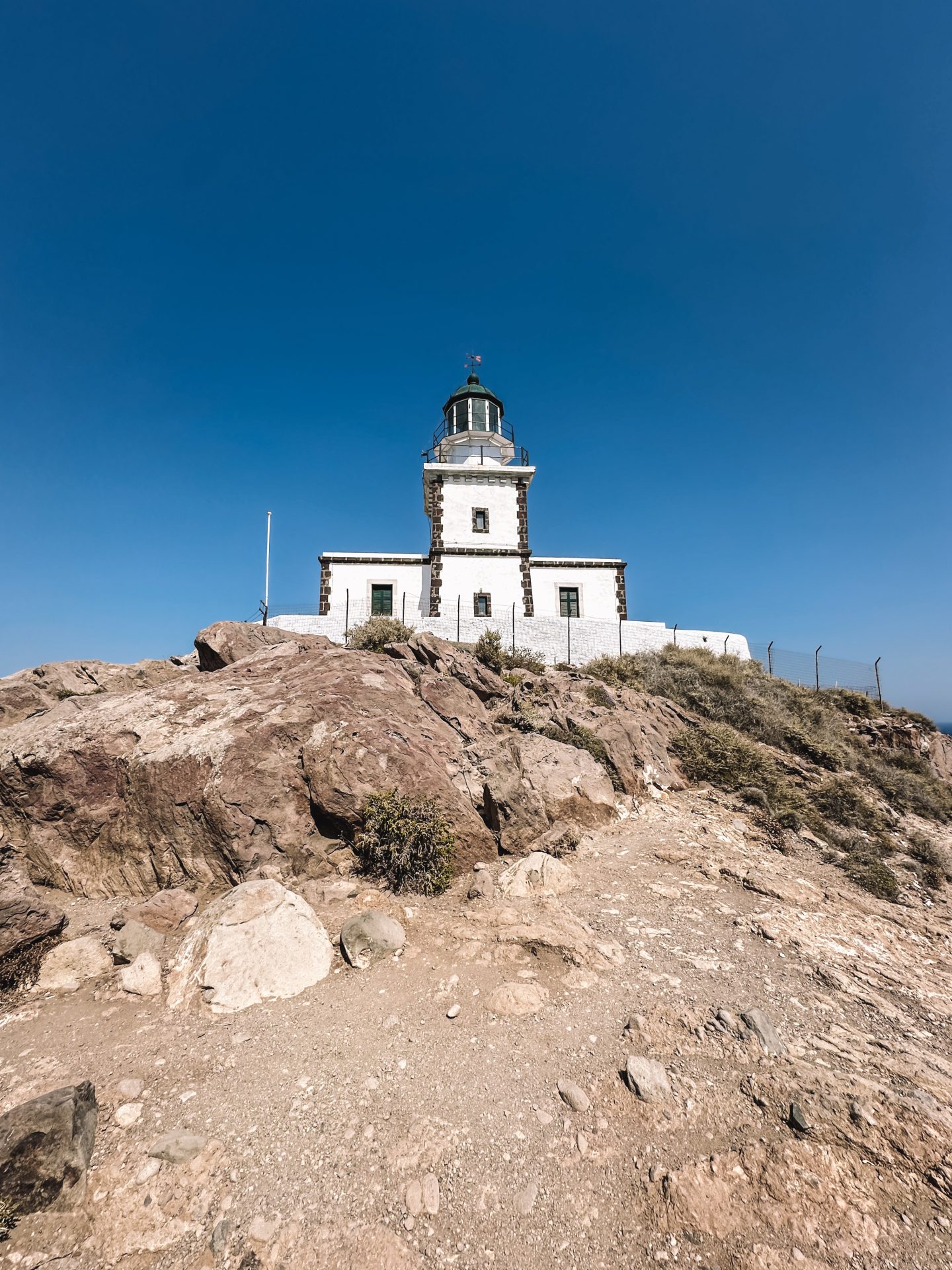 Akrotiri Lighthouse, Santorini, Greece